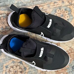 Nike Kids Black Slip-On Shoes
